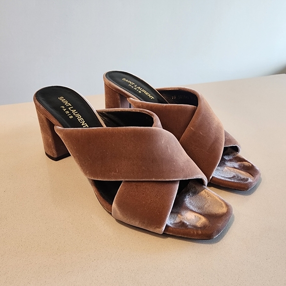YSL Saint Laurent Lou Lou Heels 37.5 - Picture 1 of 11